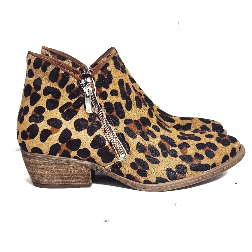 Eric Michael Leopard Ankle Booties